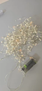 LED Lichterkette Natur in Warmweiß ca. 1,10 cm lang - Bild 1 von 2