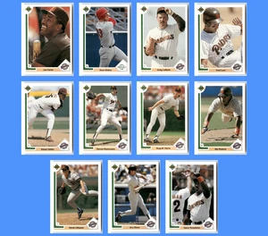 San Diego Padres - Lote de 11 cartas - Carter, Roberts, Templeton - 1991 Upper Deck - Imagen 1 de 14