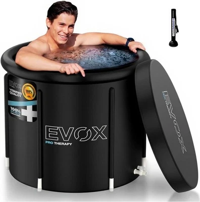 Bañera de hielo para atletas - Paquete de inicio completo [Bañera de inmersión fría, termometo Foto 1 de 4