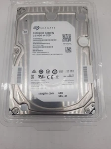 Seagate ST6000NM0014 6TB 12Gb/s SAS 7.2K 3.5" HDD 100% health low use 4KN - Afbeelding 1 van 1
