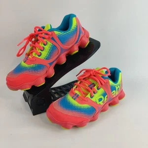 Reebok ATV 19 - Pink, Blue, Green Neon Running Sneakers - Women's Size 3 - Picture 1 of 16