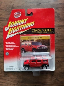 Johnny Lightning CLASSIC GOLD 2003 HUMMER H2 Red 1/64 - Picture 1 of 2