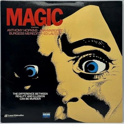Laserdisc Magic 1978 Anthony Hopkins Ann Margret Pioneer Video Horror VG - Image 1 of 2