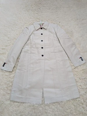 Paul Smith 不锈钢领亚麻大衣大码日本 — 第 1/4 张图片