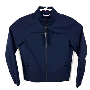 Tommy Hilfiger Herren Stehkragen leichte wasserabweisende Jacke navy Gr. L - Bild 1 von 9