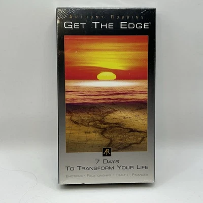 Get The Edge - New Sealed VHS Video Tape Anthony Robbins Self-Help Transform You - Image 1 of 4