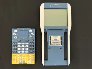 Ti-Nspire Teacher Calculator Blue Yellow Model Handheld Graphing - Picture 1 of 4