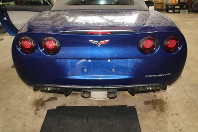 05-13 Corvette Blue Rear Bumper Cover Taillights Valance Lamps Absorber Assembly Foto 1 de 4