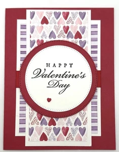 Stampin' Up! Valentine's Day Card w/Ribbon w/Env UNLIMITED CARDS SHIP FOR $4.95! - Picture 1 of 5