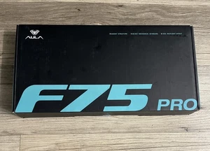 AULA F75 Pro Black Gradient Grey Reaper Switch Mechanical Keyboard 3in1 Swappab - Picture 1 of 2