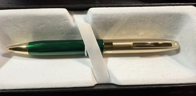 New Sheaffer Legacy GREEN With GOLD GE Ballpoint Pen Made In The USA - Image 1 of 2