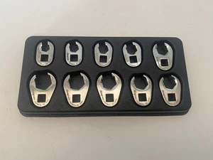Snap On Tools 3/8" Flare Nut Crowfoot Wrench Set 6pt Metric Flank Drive 210FRHMA - Picture 1 of 12