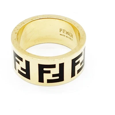 БЕЗ ТАРИФА Fendi кольцо золото черный AR4421 2270328 - Изображение 1 из 4