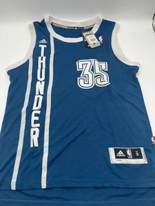 Adidas Swingman NBA Oklahoma City Thunder Kevin Durant Jersey Blue Men's S - Picture 1 of 11