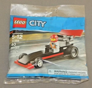 LEGO City Dragster Set 30358 Polybeutel mit Fahrer Minifigur NEU - Bild 1 von 1