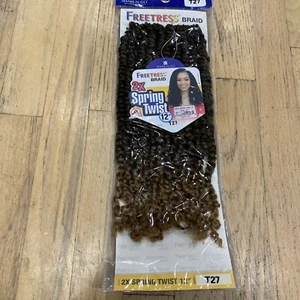 Shake-N-Go FREETRESS SYNTHETIC CROCHET BRAID - 2X SPRING TWIST 12" T27 Color - Picture 1 of 6