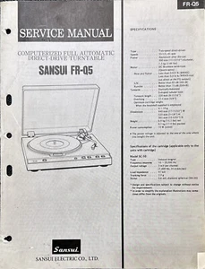 SANSUI FR-Q5 Service Manual - Authentic\Original - Bild 1 von 2