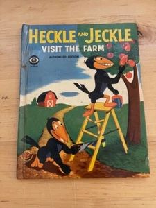 Vintage 1958 Heckle und Jeckle besuchen die Farm Wunder Buch CBS Terrytoons - Bild 1 von 5