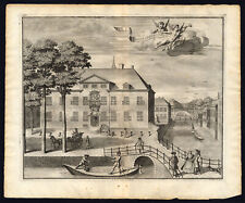 Antique Print-DEN HAAG-HAGUE-ARTILLERY HOUSE-NETHERLANDS-Riemer-1730