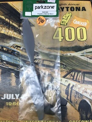 ParkZone PKZ1003: Hélice con Spinner - Slo V Nuevo en Paquete Enviado a EE. UU. Foto 1 de 4