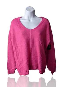 Nwt Vince Camuto Ladies XS Long Sleeve Sweater, Fuchsia Pink. NS-8 - Picture 1 of 11
