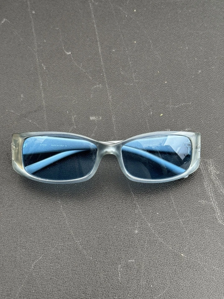 Очки солнцезащитные Fendi SL7735 винтажные синие роскошные итальянские 55-140 мм - Изображение 1 из 4