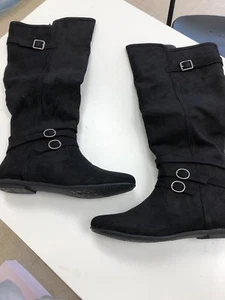 Just Fab Women's below the Knee Black Boots Size 8.5 - Picture 1 of 5