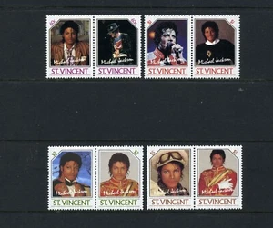 St Vincent   894-97  MH  898-01  MNH   Michael Jackson    TA890 - Picture 1 of 3