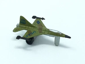 Micro Machines Funrise 1989 mini USAF F-16 Fighting Falcon Fighter Jet 1705 # 2 - Picture 1 of 15