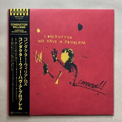Conductor Williams - We Have A Problem Signed OBI Glitter Vinyl Record LP Rare - Image 1 of 4