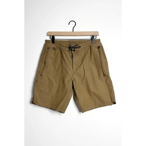 ROARK REVIVAL Layover Traveler Shorts 8" Khaki Boardshorts size 30 - Picture 1 of 7