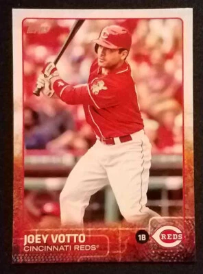 2015 Topps #15 Joey Votto Cincinnati Reds NM-MINT - Image 1 of 2