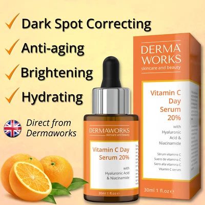 HIGH STRENGTH ANTI AGING VITAMIN C SERUM  for Face + Hyaluronic Acid Niacinamide - Image 1 of 4