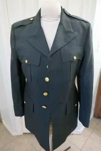 Police Army Green Formal Dress Uniform Coat 40 Regular 8405-01-330-7417 - Picture 1 of 11
