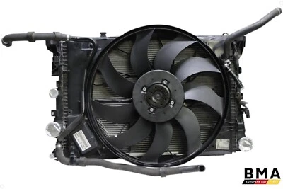 Mercedes-Benz CLS63 AMG W218 Engine Cooling Radiator Assembly 2012 - 2018 OEM - Image 1 of 4