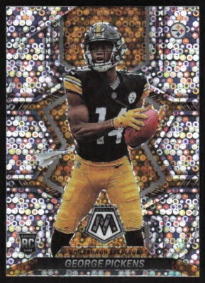 2022 Panini Mosaic Rookie Variation No Huddle George Pickens Pittsburgh Steelers - Image 1 of 2