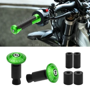 URLWALL For SUR-RON Light Bee X Green Motorcycle Handlebar Handle Cap End Plugs - Picture 1 of 7