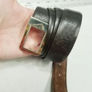 Lejon Toggery mens 36 brown dress belt minimalist neutral casual lovingly used - Picture 1 of 8