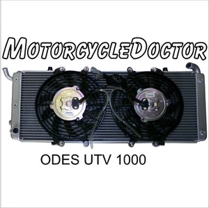Radiator,Odes,1000,Dual Fan,UTV,1000,Water,Tank,Dominator,D2,D4,X2,X4,2019-2020 - Picture 1 of 5