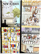 Lot of 4 New Yorker Magazine Covers by Sergio Garcia Sanchez  - NYC City Life
