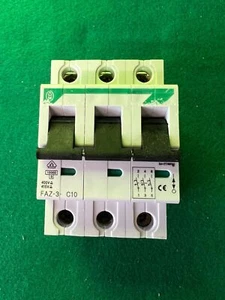 Moeller FAZ-3-C10 10A Amp 3 Pole Circuit Breaker Type C C10 - Picture 1 of 2