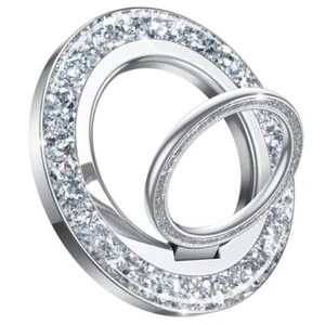  Magnetic Phone Ring for MagSafe Grip - 2024 [Super Magnet] Pretty Sliver - Picture 1 of 7