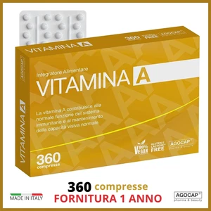 VITAMINA A integratore alto dosaggio 360 mini compresse - Fornitura 1 ANNO - Imagen 1 de 7