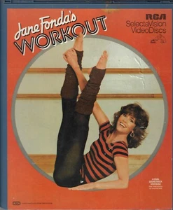 JANE FONDA'S WORKOUT USED CED RCA SELECTAVISION VIDEO DISC - Picture 1 of 2