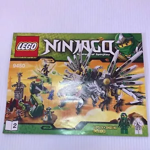 LEGO Ninjago 9450 Master of Spinjitzu Booklet manual only - Picture 1 of 1