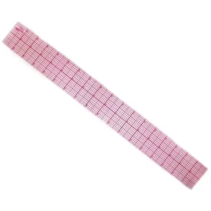 18" X 2" Transparent Flexible Plastic Designer Graphic Ruler - Picture 1 of 1