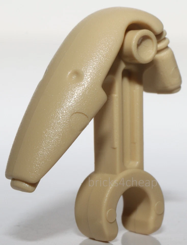 Lego Star Wars cabeza de droide de batalla bronceada Foto 1 de 1