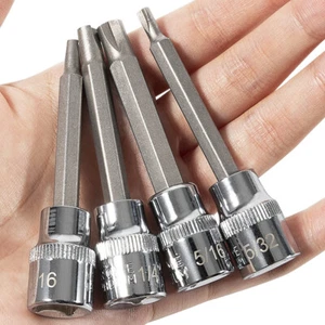 8755 Clutch Head Bit Socket Set 5/32" 3/16"1/4" 5/16"for Chevy Cars Trucks Older - Picture 1 of 12