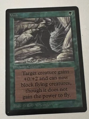 Magic the Gathering MTG Beta Web NM- (Beta Bob) - Image 1 of 2