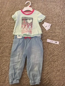 Baby Mädchen Größe 12 Monate 2-teiliges Set - Bild 1 von 2